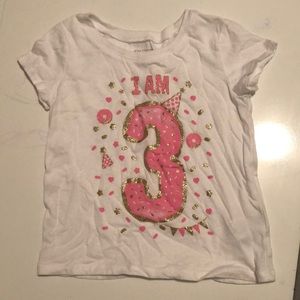 3 year old birthday shirt